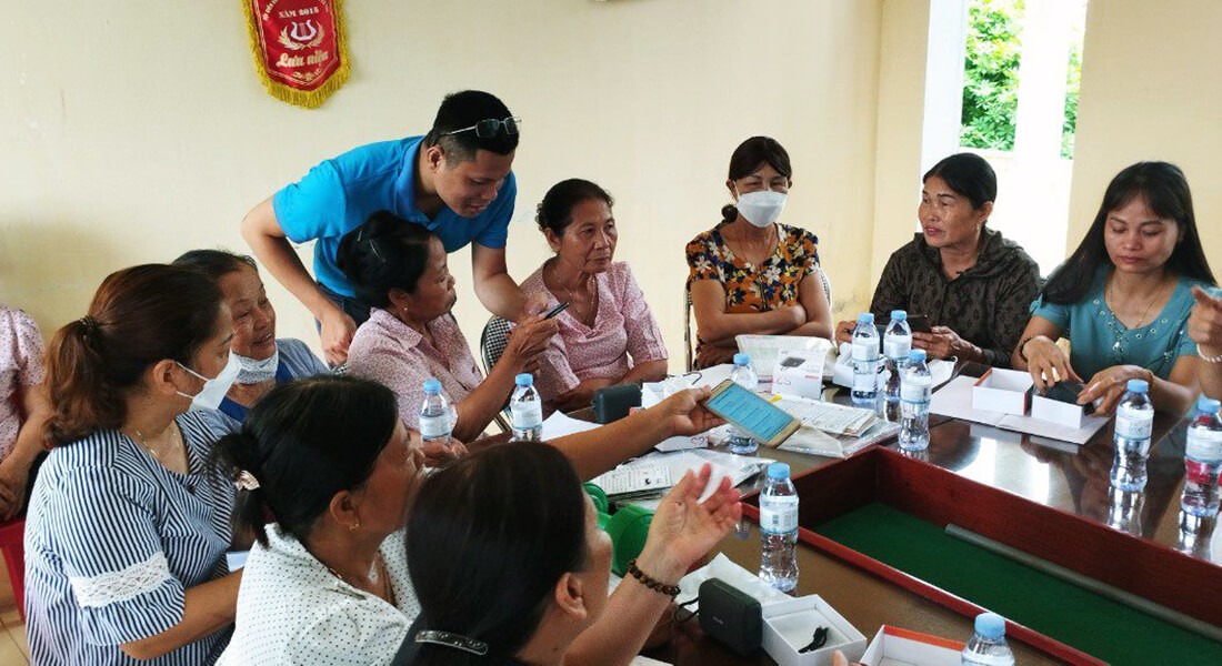 Diabetes class in Thai Binh, Vietnam.